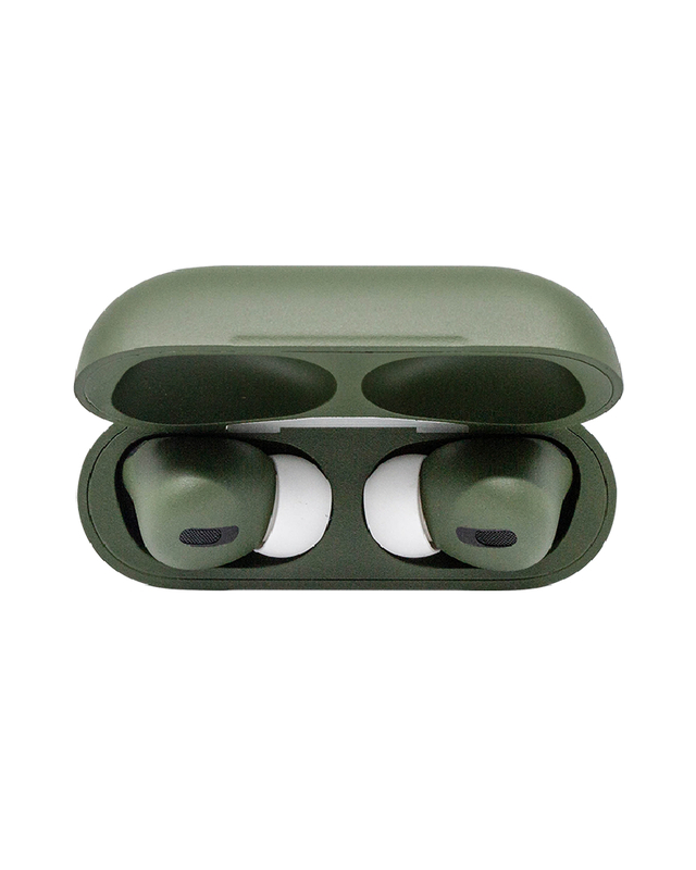Caviar Customized Airpods Pro (2nd Generation) Full Automotive Grade Scratch Resistant Paint Matte Army Green